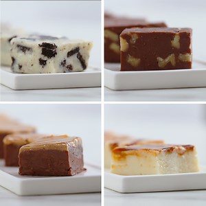 69K views · 296 reactions | 3-ingredient fudge 4 ways 癩 RECIPE: https://tasty.co/compilation/3-ingredient-fudge-4-ways | Tasty UK | Facebook