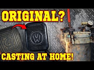 DIY 1956 VW Beetle Pedal Rebuild + Rubber Pad Casting