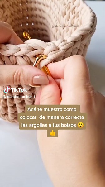 Crochet Bag Tutorial: Professional Finish with Ring Placement