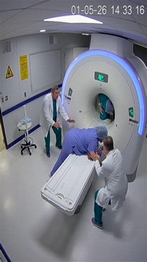“MRI follows physics, not human intention.”#MRIRoomAccident#HospitalCCTV#LateNightIncident