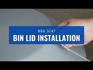 Installing Hog Slat Bin Lid GST-LD3035