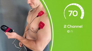 Beurer EM59 Digital 3-in-1 TENS Unit, EMS & Heat Therapy for Pain Relief & Relaxation, Muscle Stimulator with 2 Adjustable Channels, 64 Applications, Timer Function