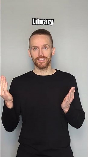 How to sign Book, Library and Read a Book in BSL