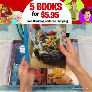 ⚡⚡BLACK FRIDAY SALE!! ⚡⚡ We’ve put together our best deal ever! While supplies last, you can get 5 Disney ● Pixar Books for just $5.95 You can choose from classic Disney favorites and the most recent Pixar hits. Just click below to choose your books. Act now and you'll also get a FREE BOOKBAG to surprise your child. Don't wait, this deal is only available while supplies last: ✅ 5 Official Hardcover Disney ● Pixar Books ✅ FREE Bookbag ✅ Plus FREE shipping! Click Here --> https://trk.earlymoments.