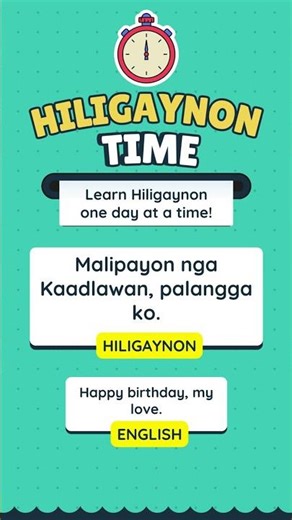 Hiligaynon/Ilonggo Time | Learn Hiligaynon One Day at a Time #Hiligaynon #Ilonggo #hiligaynon101