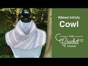 Crochet Ribbed Infinity Cow | EASY | The Crochet Crowd