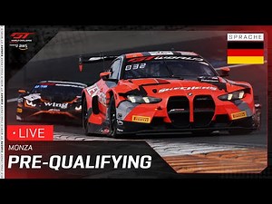 LIVE | Pre-Qualifying | Monza | GT World Challenge Europe powered by AWS 2025 (Deutsch)