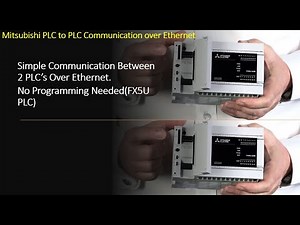 Mitsubishi PLC to PLC Communication over Ethernet