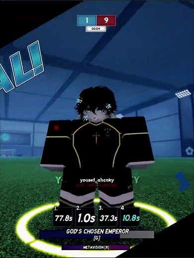 Meta Lock Emperor weapon showcase // #bluelock #metalock #football #soccer