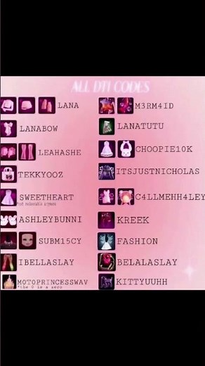 All dti codes for beginners-! #dti #Codes #forbeginners