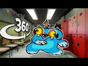 Derpy Tiger Dancing Meme In YOUR School | 360° VR | 8K