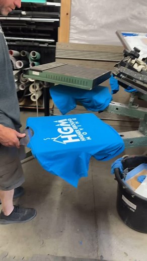 This is Dan from New Growth Clothing making sure all of our apparel is done to perfection! Swag for days!!!! | Nate Becker