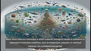 Batch retort in biology