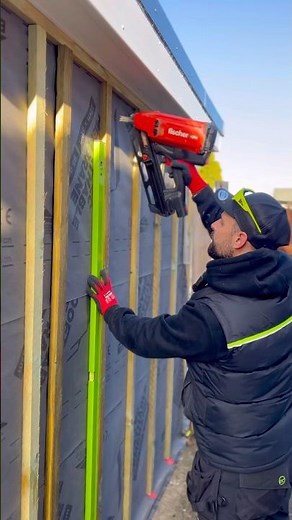 How To Install Composite Cladding (GARDEN ROOM) #shorts #diy