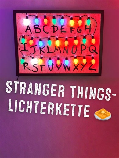 DIY Stranger Things Lichterkette selbst bauen