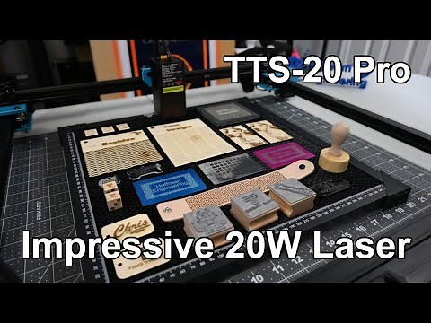 The Perfect Laser Engraver Bundle - TwoTrees TTS-20 Pro Review