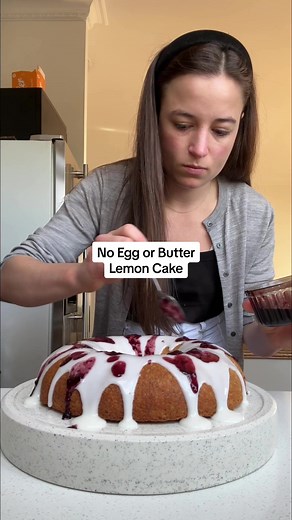 No-Egg, No-Butter Lemon Cake Recipe | Moist and Delicious