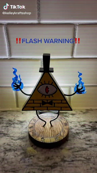 Custom Bill Cipher Statue from Gravity Falls