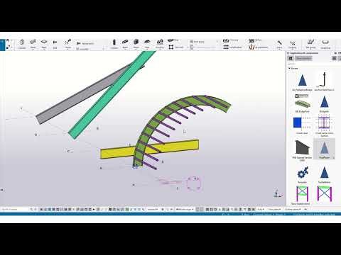 Stub placer plugin on different types of beams in tekla