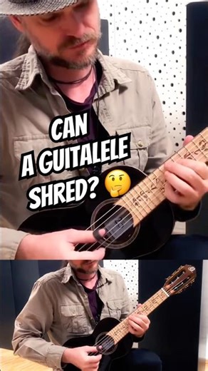 Tiny Guitar, Big Sound 🎸 #shorts #guitalele #fingerstyle