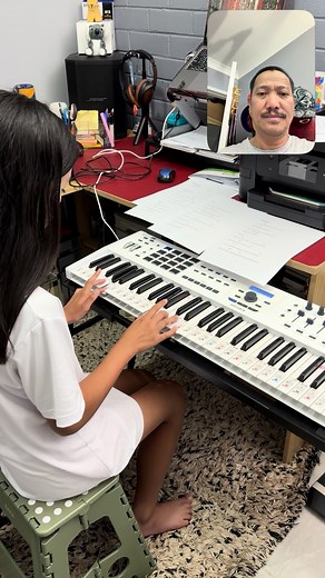  Her First Piano Play — A Moment to Remember  Watching my daughter...