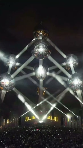 Tiësto Took Over Brussels' Atomium 🇧🇪⚡️