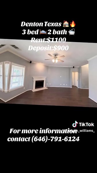 Now available for lease: a 3-bedroom, 2-bath single-family home in Denton, Texas, offering a spacious and practical layout designed for comfortable everyday living. With two full bathrooms and well-arranged living areas, this home provides the convenience and flexibility ideal for families or individuals seeking a dependable rental option. 💰 Rent: $1,100/month 🔐 Deposit: $900 ⚡ All utilities included, helping keep your monthly expenses simple and predictable Located in the Denton area, this pr