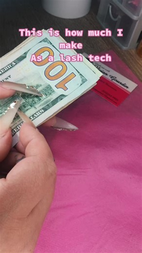 One day in a life of a lash tech💵