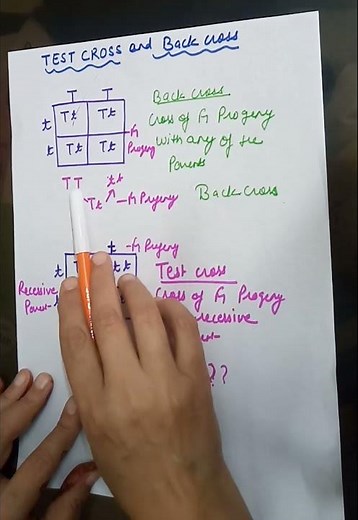 TEST CROSS AND BACK CROSS