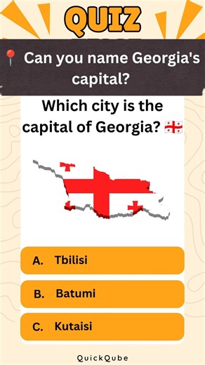 🇬🇪 Another capital challenge is here! 🌍 Let's see how many of you get this one right. 👇