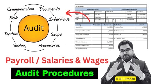 1.5K views · 40 reactions | Payroll/Salaries and Wages Audit Procedures | Full Tutorial with Details To Join Development Courses Fill this Form: https://forms.gle/e8CFWLrppCpNNrTQ6 #Salary #wages #audit #procedure #tutorial #ca #icap #acca #cma #cfa #payroll | Professional's Legacy 2.0 | Facebook
