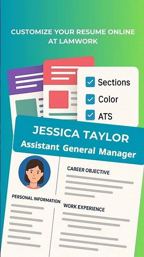 How to Create an Assistant General Manager Resume | Lamwork Tips