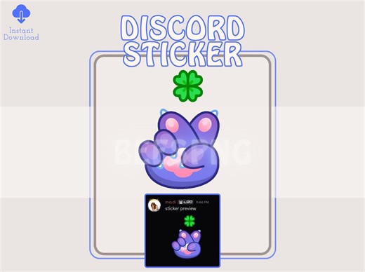 Animated Discord Sticker » Clover Paw » Instant Download | Server Emote & Asset | Beespng - Etsy Australia