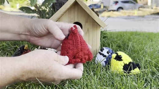 Granny Square Chicken Crochet Pattern PDF -9 Birds- Chicken, Turkey, Bald Eagle, Bluejay, Cardinal, Goldfinch, Parakeet, Robin, House Finch - Etsy