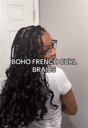Stunning Boho French Curl Braids Tutorial