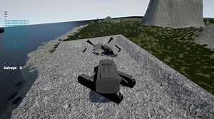 UE4 - Destructible Salvageable Assets video - Project Hades