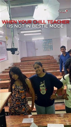 When Your Chill Teacher Suddenly Leaves Bestie Mode 😂📚