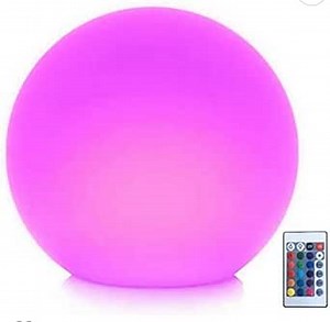 Night lamp with Remote-Control 6-inch Multicolor Mood Lighting, a Long-Lasting AAA Battery Suitable for bedrooms, Restaurants, Parties, Around The Pool