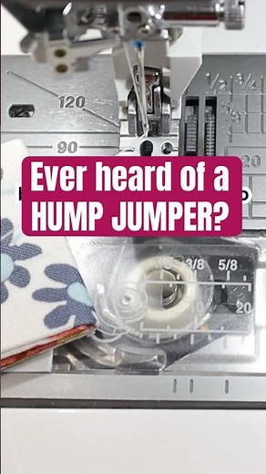 How to use a hump jumper for sewing onto thick projects