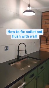 3.3K views · 63 reactions | Is your outlet not flush with wall? Here's an easy fix to get a flush electrical outlet box. This works for switches too. Any time you add tile or wood paneling to a wall, you will no longer have a flush wall mounted outlet so grab some spacers and problem solved! #thedailydiy #homeremodeling #creatorsearchinsights #homeimprovement #renovation | The Daily DIY | Facebook