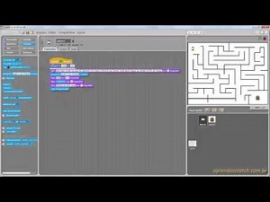 Aprenda Scratch - V 1.4 - Jogo do Labirinto (Nível Fácil)