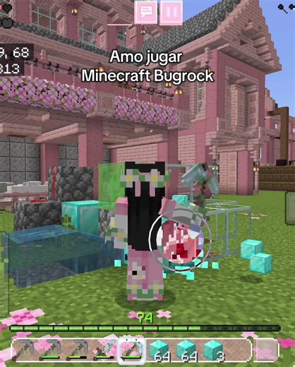 Que vivan los bugs!🥹💕💕 #minecraft #minecraftgirl #minecraftmemes #bedrock #diamante #bug #humor #fyp