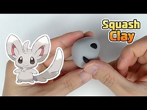Sculpting Minccino Normal-type Pokémon Clay art