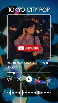 80s Japanese City Pop｜You Remembered (ユー・リメンバード) 🌸💙 #shorts