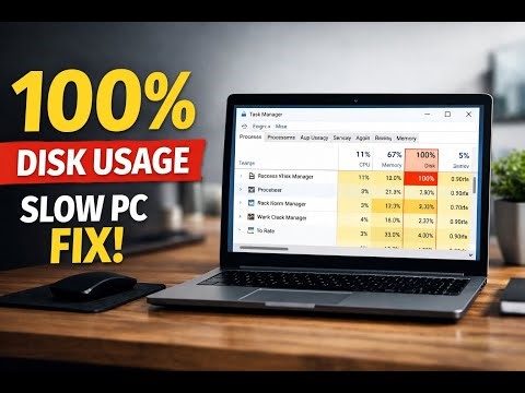 Disk Stuck at 100%? Try This First
