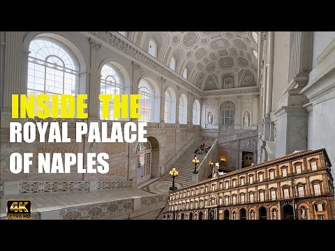 Inside the Royal Palace of Naples | Full Tour in 4K Palazzo Reale di Napoli #palacetour