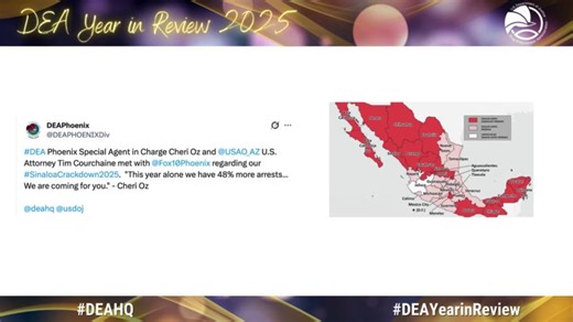 2025 #DEAYearinReview! 🎉 With 3 days left in the year, let's look at some of #DEA's efforts, initiatives, and strategic priorities from this year that reflect a renewed focus on enforcement, partnership, and public safety to meet the evolving threats of the global drug crisis. | Drug Enforcement Administration - DEA