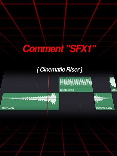 Your edit is only as powerful as its sound. 🔊✨ Grab FREE cinematic sound design effects, level up your storytelling instantly. Want it? Comment ‘SFX1’ 👇🔥 #sfx #sound #cinematic #editing #effect