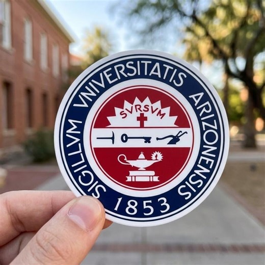 University of Arizona Sticker, Official Uarizona Seal Vinyl Decal, U of A Alumni Graduation Gift, Tucson AZ College Laptop Sticker - Etsy