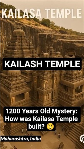 1200 Years Old Mystery: How was Kailasa Temple built? 😲